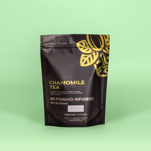 Herbal chamomile tea pack