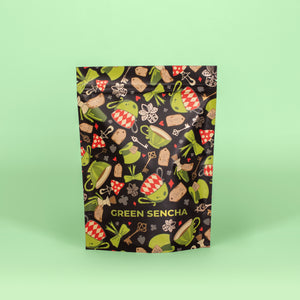 Green Sencha pyramid tea pack